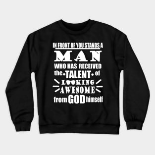 Father's Day Single Man Gift Father's Day Gift Crewneck Sweatshirt